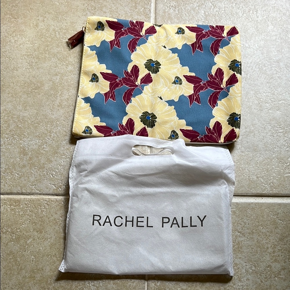Rachel Pally Blue Floral Pouch